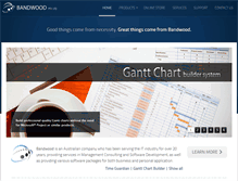Tablet Screenshot of bandwood.com